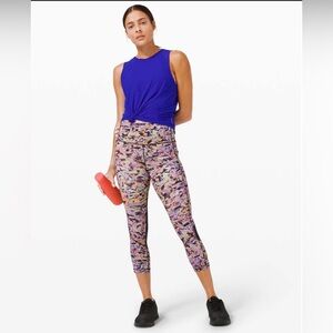 Lululemon SeaWheeze Pace Rival High Rise Crop